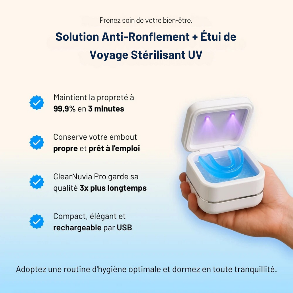 Dispositivo nasal reutilizable – Sueño silencioso desde la primera noche