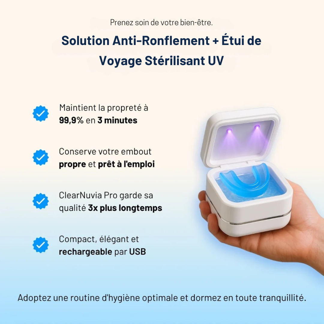 Dispositivo nasal reutilizable – Sueño silencioso desde la primera noche