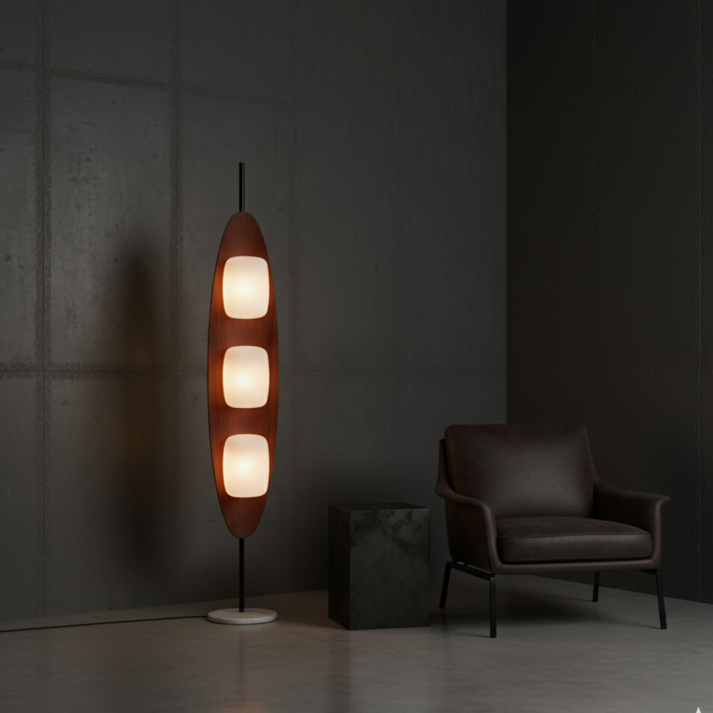 Totemé | Lámpara de Pie Moderna y Elegante con Iluminación LED Ajustable