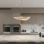 Lámpara Colgante Lotus - Iluminación de Cocina de Altura Ajustable, Compatible con LED