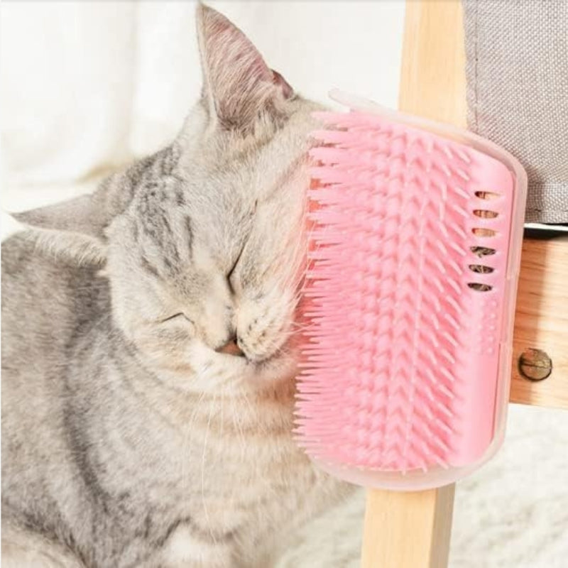 PurrBrush - Cepillo para gatos con diseño de autolimpieza en forma de U