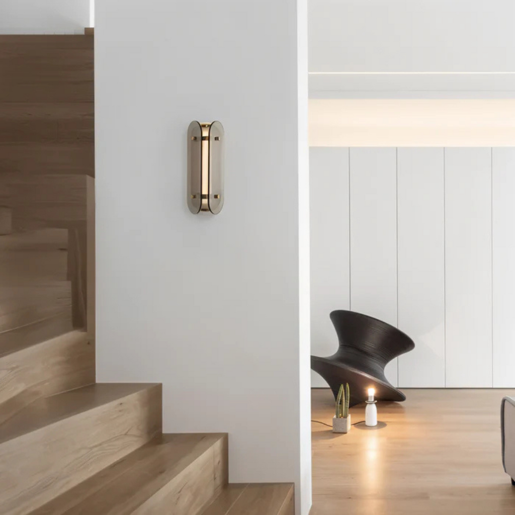 Lámpara de pared de vidrio | Iluminación LED para el hogar