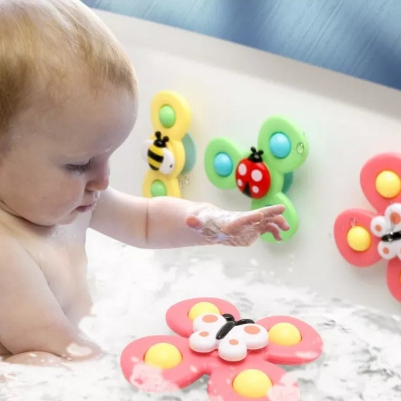 SpinSplash – Juguete interactivo para el baño con elementos de succión giratorios