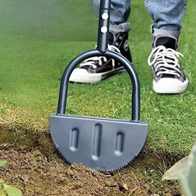EdgeMaster - Herramienta para Bordes de Jardín con Mango y Diseño de Media Luna