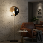 Lámpara de Pie Moderna Neralith Soma - Elegante Lámpara de Cristal para Sala de Estar