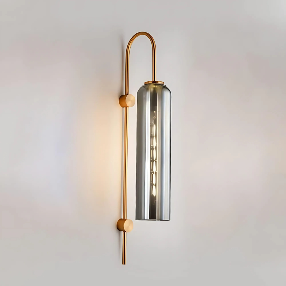 Lámpara de pared LED de vidrio | Iluminación elegante para salones