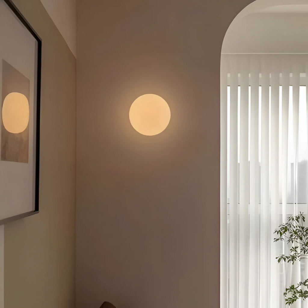 Solora | Aplique LED redondo de vidrio
