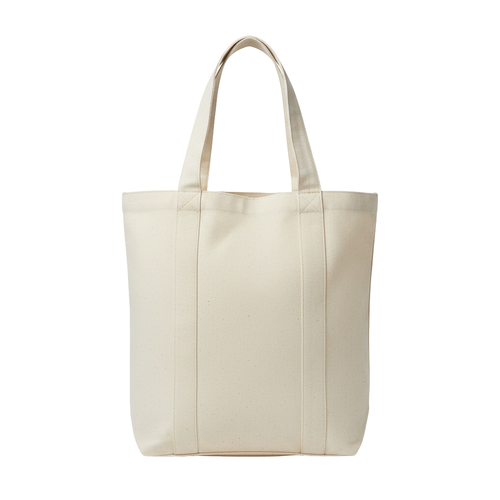 Bolso tote de lona natural