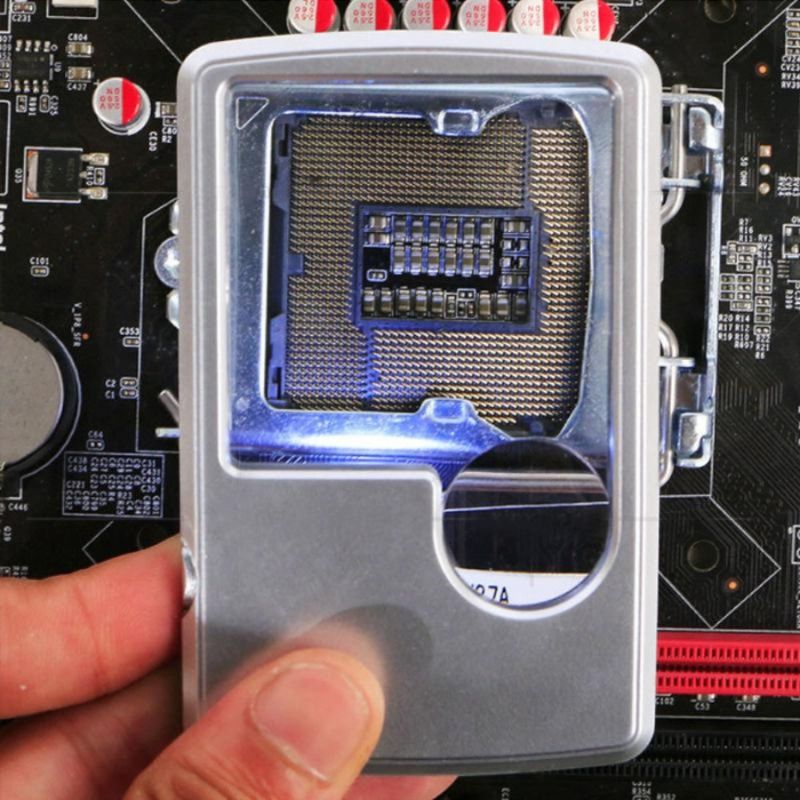 GlowLens - Lupa con luz LED y diseño portátil
