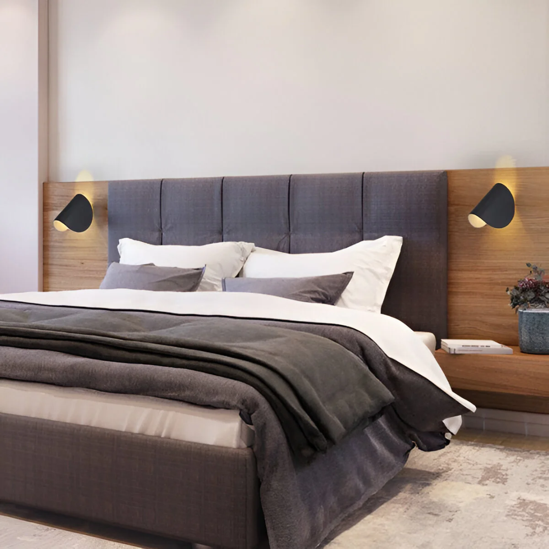 Astra LED | Lámpara de pared rotativa para el dormitorio