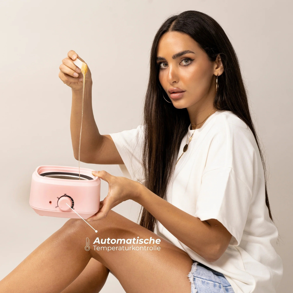 Kit de cera suave para una piel lisa