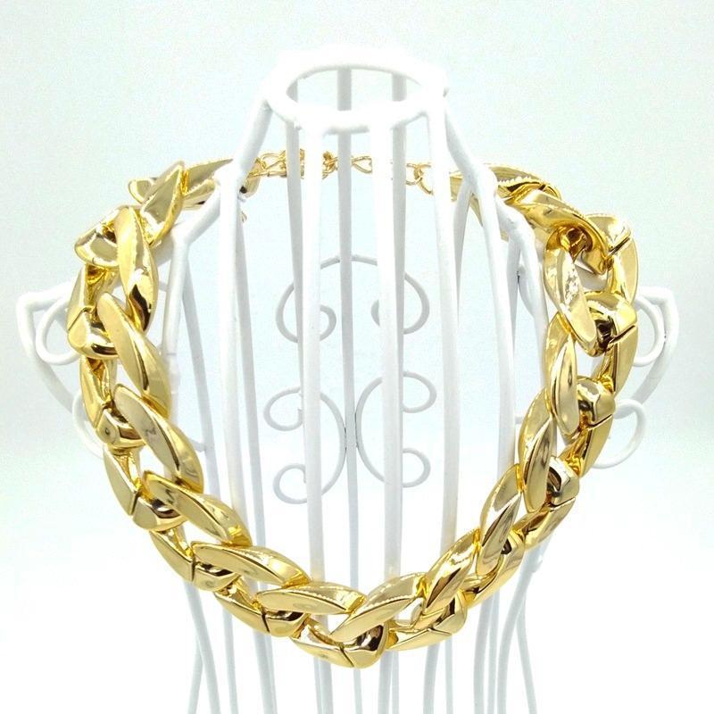 BowLift | Collar de Cadena Gruesa de Oro para Mascotas