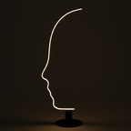 Silhouette No. 1 - Diseño Único de Cara Humana para Sala de Estar y Dormitorio