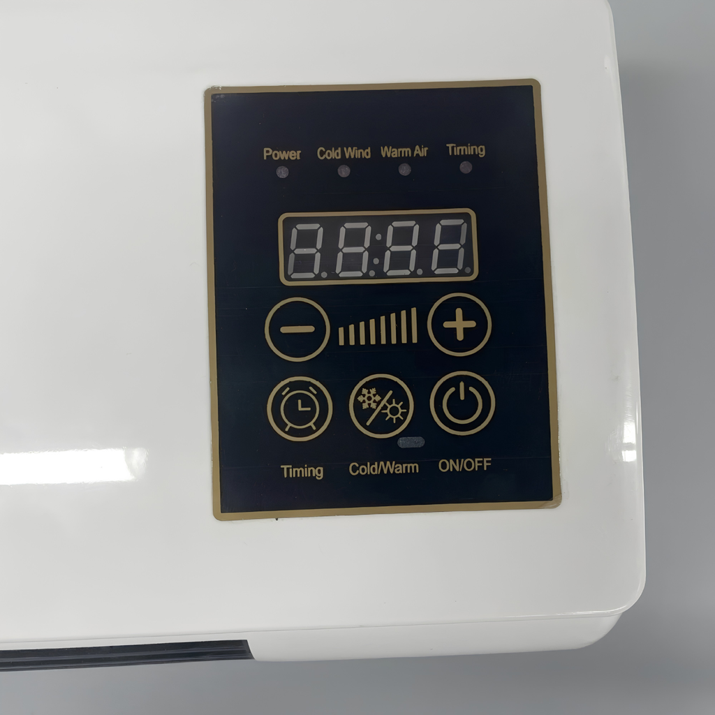 Calefactor y ventilador de pared 2 en 1 – calentamiento rápido y circulación de aire fresco