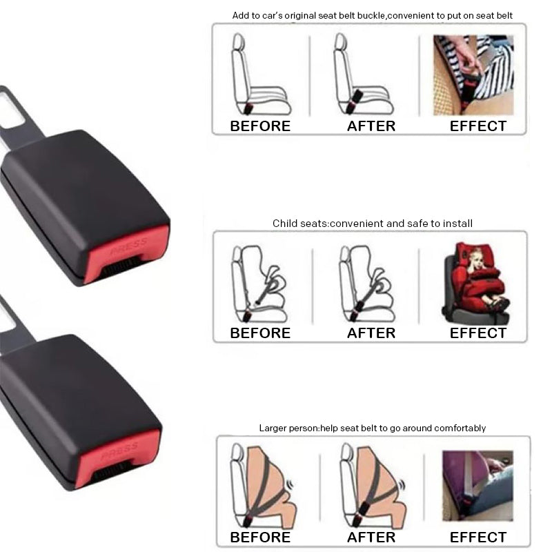 Extensión de cinturón de seguridad para asientos de automóvil