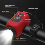 Bocina y Luz Delantera para Bicicleta Eléctrica