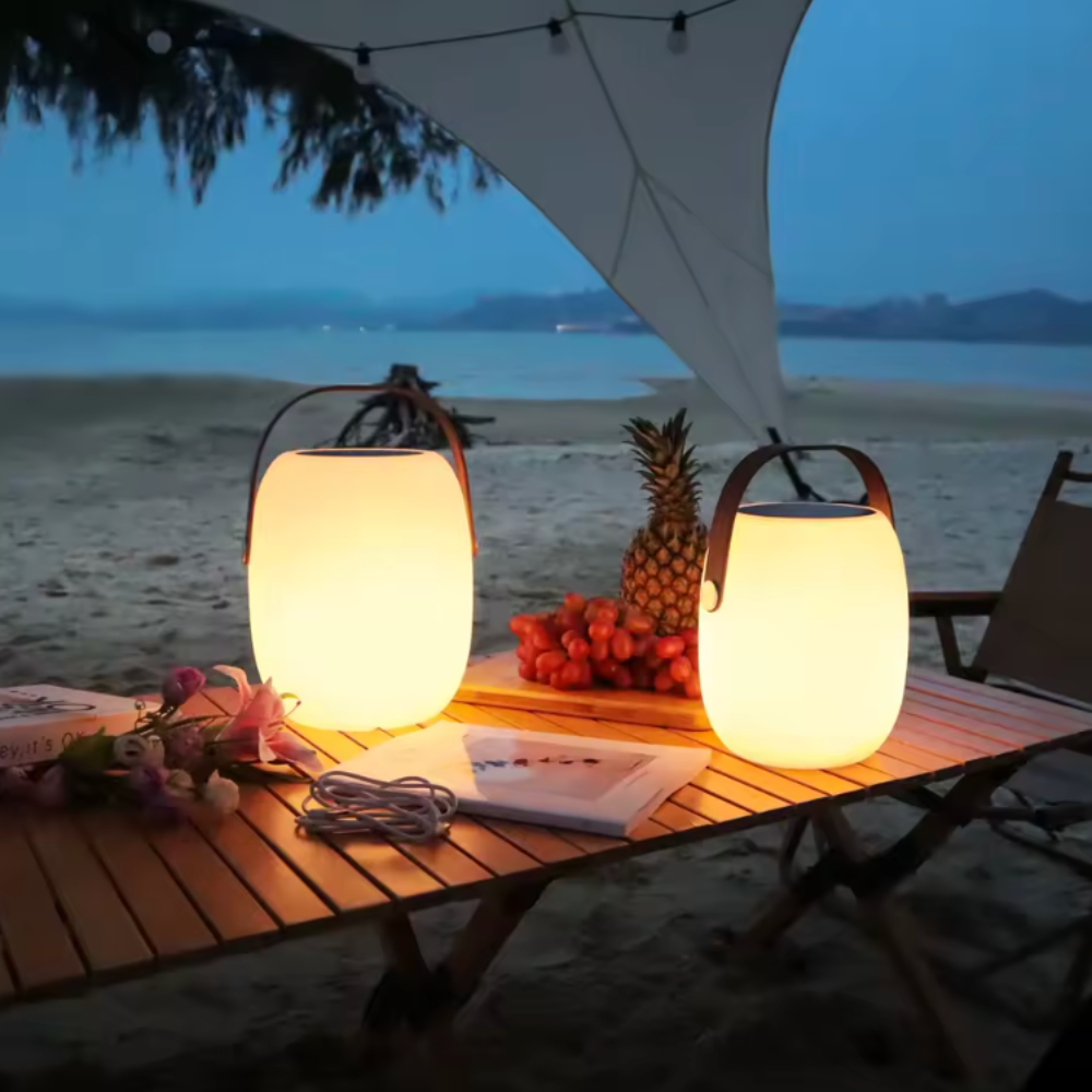 Lámpara LED Solar Exterior Elegante para Uso en Jardín y Terraza