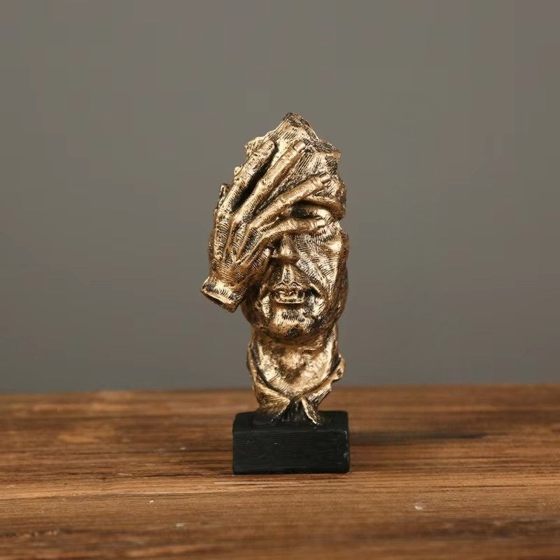 FaceArt – Escultura de Rostro Humano para Decoración del Hogar