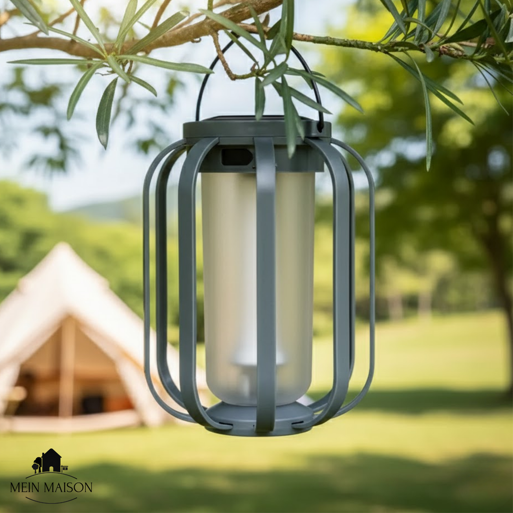 BurstGlow – ¡Lámpara solar con ambiente de llamas auténticas!