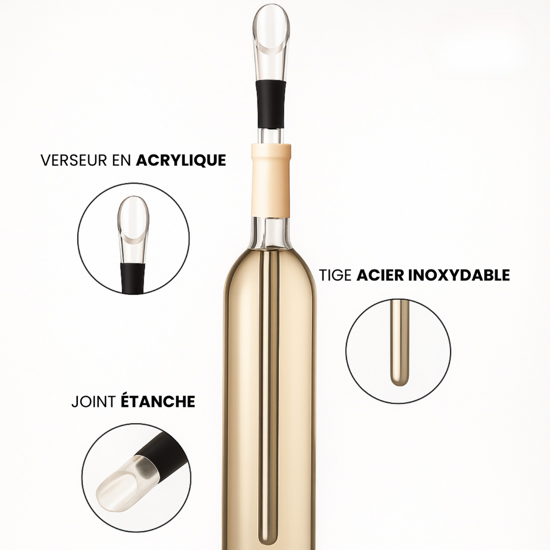 Enfriador de vino portátil de acero inoxidable