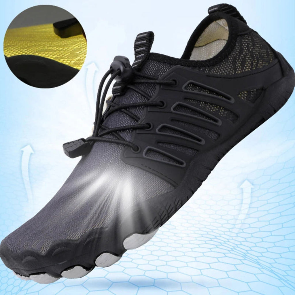 Zapatos ortopédicos de pie descalzo
