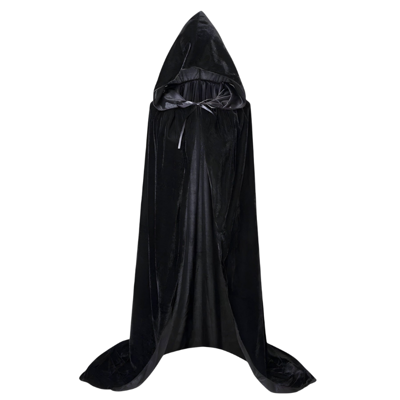MysticWeave – Capa de Bruja Larga con Sombrero para Cosplay