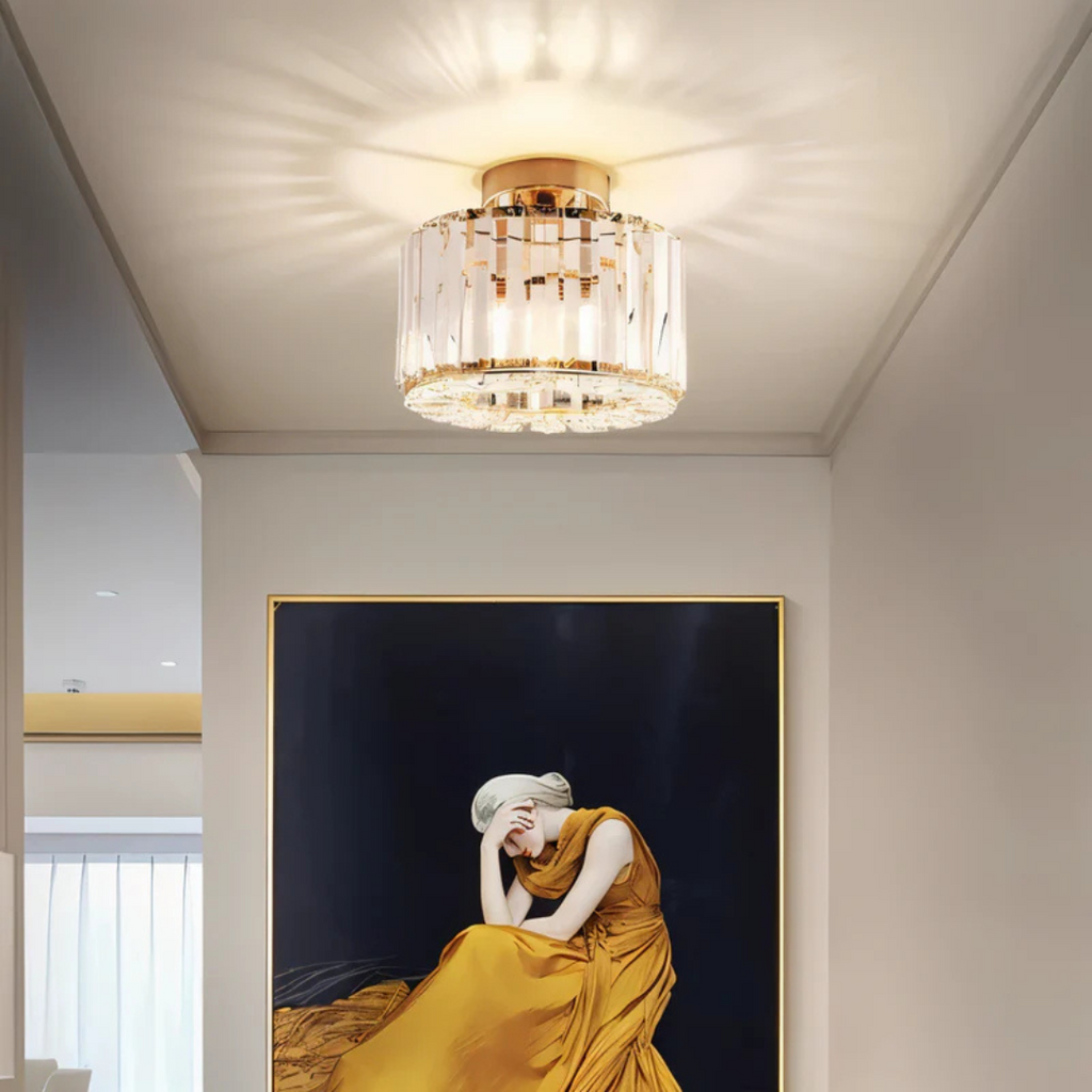 Eloria | Lámparas de techo LED con acabado en cristal