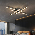 Luz de Techo LED Lineal Moderna de 4 Cabezas (Regulable, Blanca o Negra)
