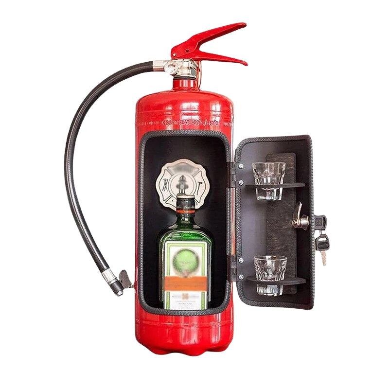 DrinkMaster – Almacenamiento de Bebidas Único en Forma de Extintor