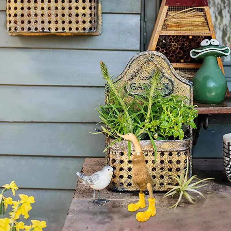 DuckLoom - Estatua Decorativa Inspirada en Patos para Exhibición en Interiores