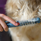 PetGroom – Cepillo de Cuidado Eléctrico para Perros y Gatos con Dientes de Acero Inoxidable