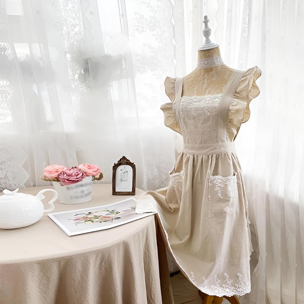 Delantal con Volantes Blush Belle