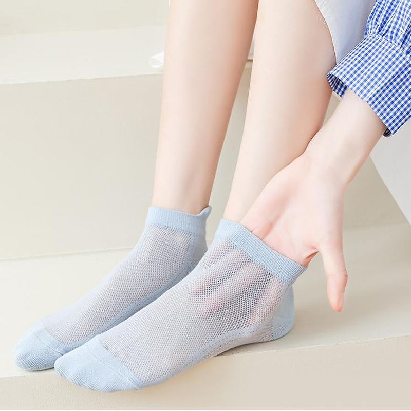 Calcetines ultradelgados antideslizantes con efecto invisible
