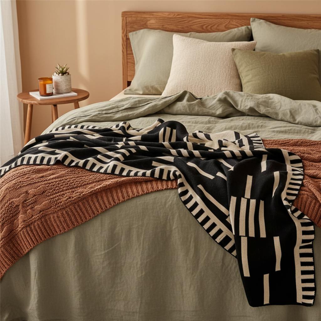 Manta de Felpa Ultra Suave CozyNest - Manta de Forro Ligera para la Comodidad