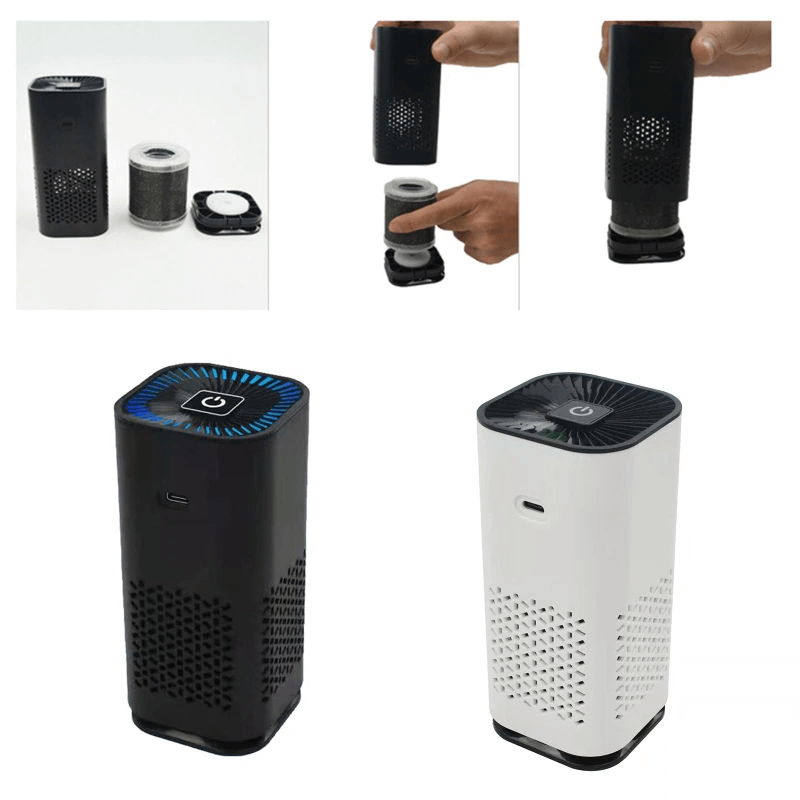 Purificador de Aire Iónico Portátil con Filtro HEPA