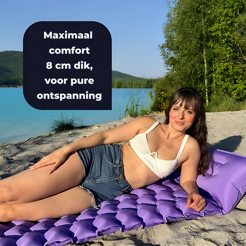 ErgoMat - Colchoneta de dormir ultraligera y compacta – perfecta para llevar.