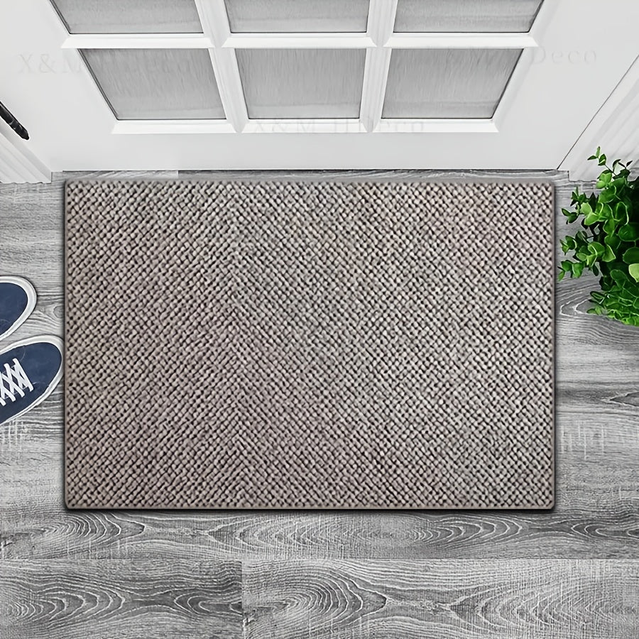 LUMEDWELL - Alfombra de Entrada Decorativa con Diseño de Piña y Superficie Texturizada Antideslizante