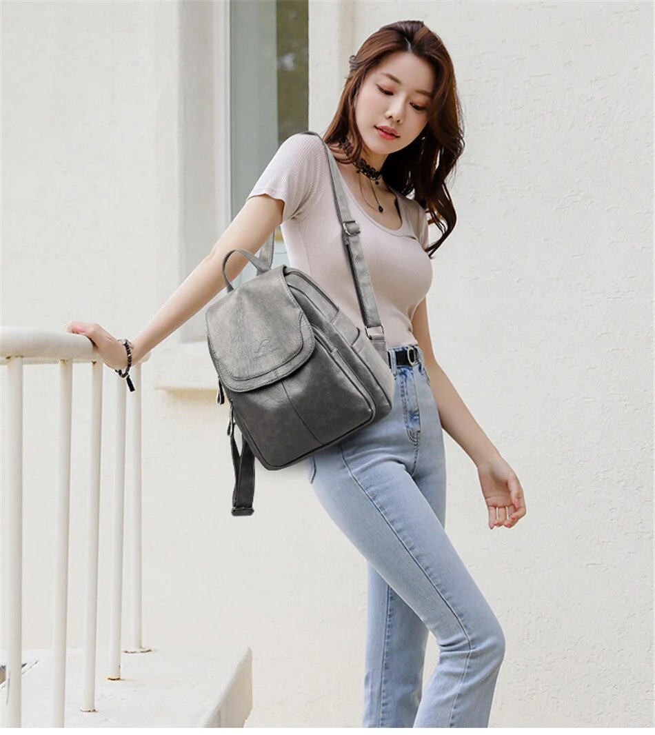 BowLift | Mochila de Cuero para Mujeres