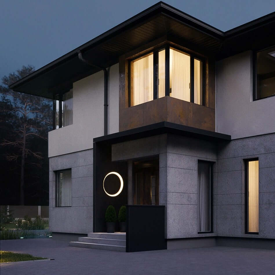 Luz de Pared LED Exterior, Impermeable IP65, 30-80cm