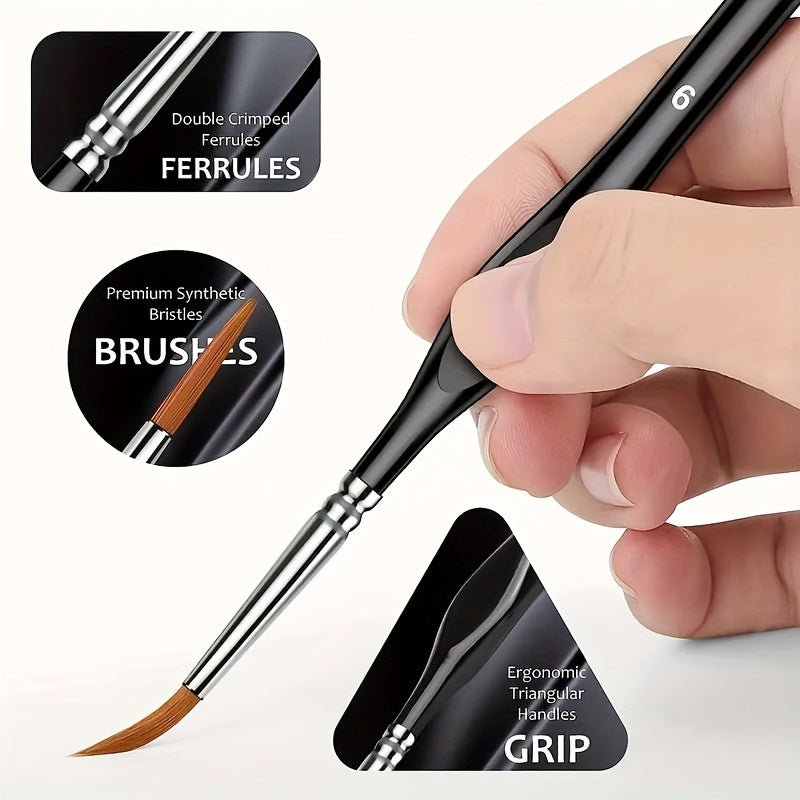 Pincel de Detalle de Precisión – Ideal para Pintura Precisa y Obras de Arte Detalladas