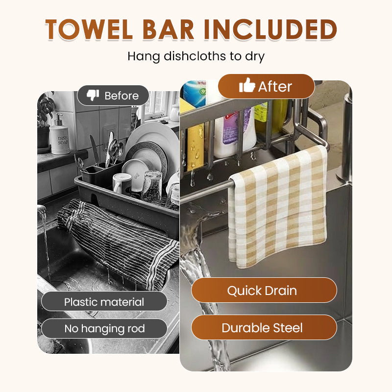 FlowNest Escurridor – Lavabo Claro, Mente Tranquila