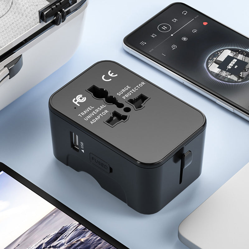 Adaptador de viaje universal con puertos USB duales | Brehn