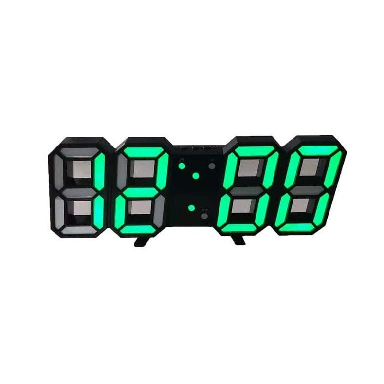 Reloj de Pared LED 3D LumiSync – Reloj Digital Moderno con Iluminación Regulable