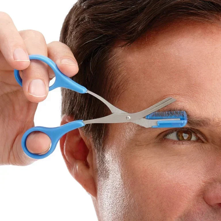 Kalsten | BrowPerfektor - Tijeras de Cejas de Acero Inoxidable