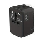 Adaptador de viaje universal con puertos USB duales