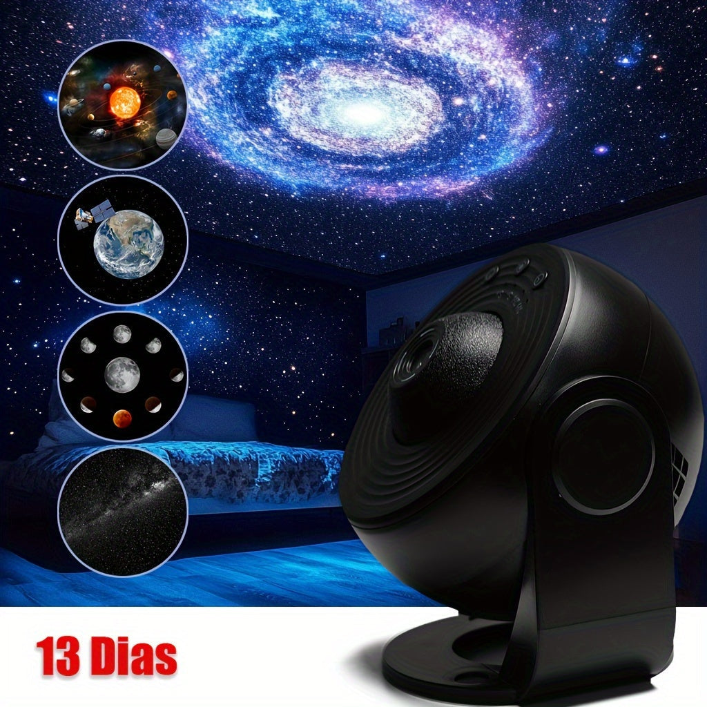 Proyector de Estrellas Galaxy – Impresionante Proyección Espacial LED con Función de Temporizador