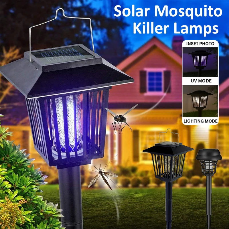 Trampa Solar para Mosquitos Solavex & Luz LED | Impermeable IP65 | Jardín & Terraza | Insecticida