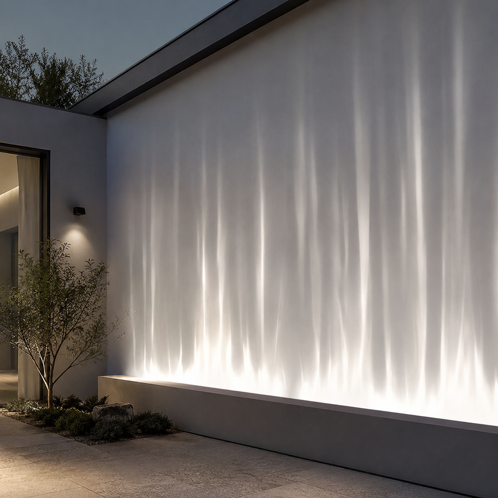 WaveScape | Elegante Lámpara de Pared Dinámica de Olas Oceánicas