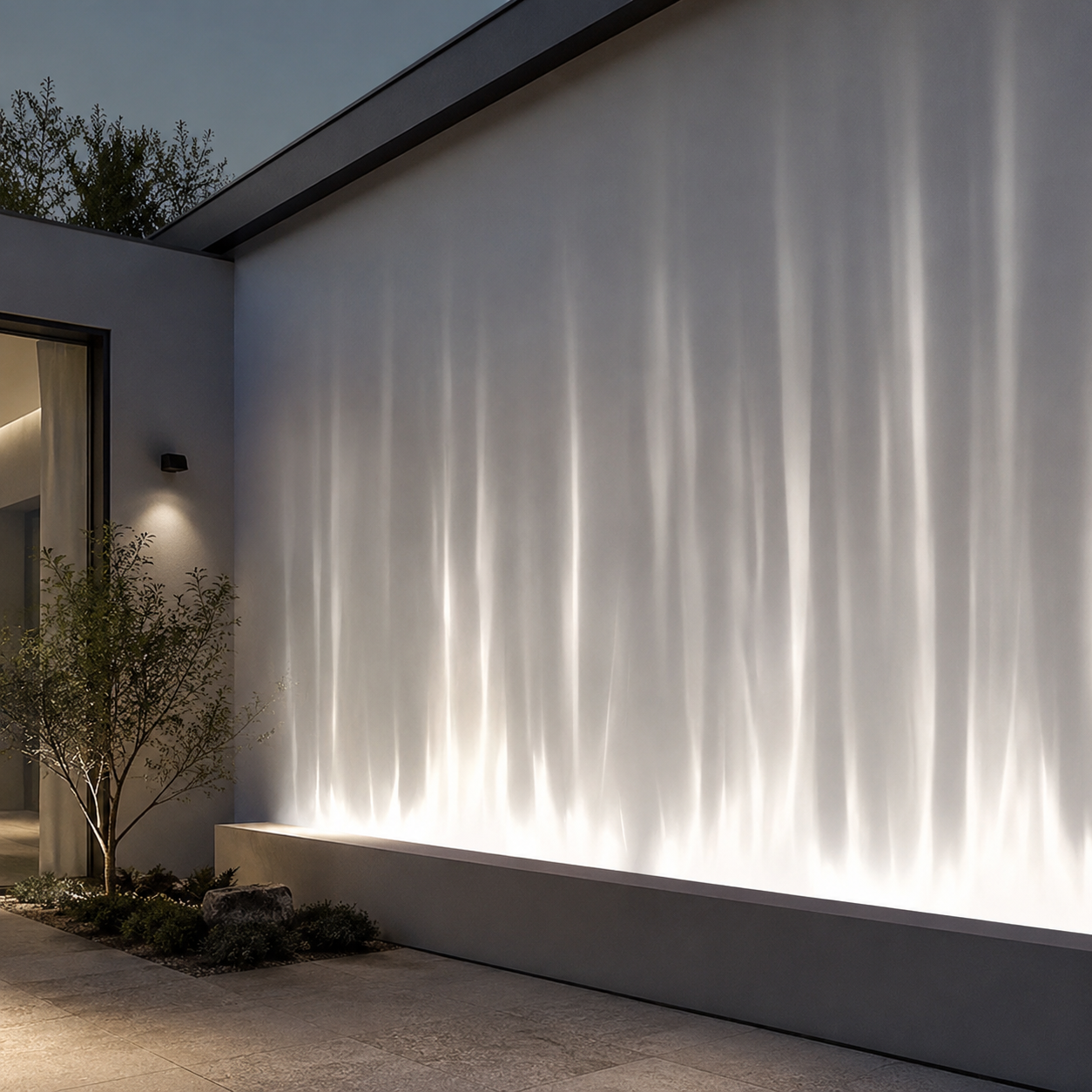 WaveScape | Elegante Lámpara de Pared Dinámica de Olas Oceánicas