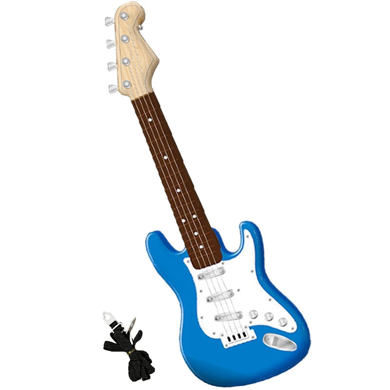 Guitarra Eléctrica de 4 Cuerdas para Niños – Instrumento Musical Portátil